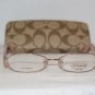 Brand New Coach Leslie Pink 53-16 Eyeglasses: Mod. Leslie 53-16 & Case