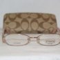 Brand New Coach Leslie Pink 53-16 Eyeglasses: Mod. Leslie 53-16 & Case
