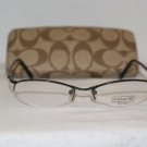 Brand New Coach Jillian Black 51-17 Eyeglasses: Mod. Jillian & Case