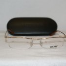 Brand New DKNY 6238 Shiny Gold 50-19 Eyeglasses: Mod. 6238 & Case