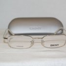 Brand New DKNY 6610 Shiny Silver 50-19 Eyeglasses: Mod. 6610 & Case