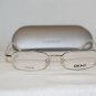 Brand New DKNY 6610 Shiny Silver 50-19 Eyeglasses: Mod. 6610 & Case