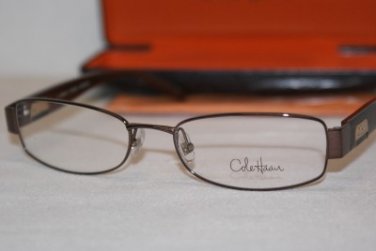 Brand New Cole Haan Eyeglass Mod. CH 944 Col. Brown 52-17-130 & Case