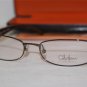 Brand New Cole Haan Eyeglass Mod. CH 944 Col. Brown 52-17-130 & Case