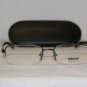 Brand New DKNY 5607 Black Matte 52-17 Eyeglasses: Mod. 5607 (1004) 52-17 & Case