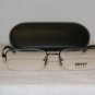 Brand New DKNY 5607 Black Matte 52-17 Eyeglasses: Mod. 5607 (1004) 52-17 & Case