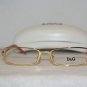 Brand New D&G 5042 Shiny Gold 49-16 Eyeglasses: Mod. 5042 (067) & Case