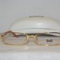 Brand New D&G 5042 Shiny Gold 49-16 Eyeglasses: Mod. 5042 (067) & Case