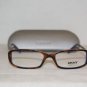 Brand New DKNY 4598 Havana & Violet 52-16 Eyeglasses: Mod. 4598 (3405) & Case