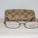 Brand New Coach Joanna Tan 49-17 Eyeglasses: Mod. Joanna & Case
