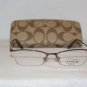 Brand New Coach Hailey Tan 48-16 Eyeglasses: Mod. Hailey 48-16 & Case