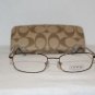 Brand New Coach Riley Brown 51-17 Eyeglasses: Mod. Riley & Case