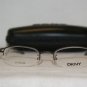 Brand New DKNY 6614 Brown Titanium 47-19 Eyeglasses: Mod. 6614 (028) & Case