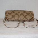 Brand New Coach Dylan Sand 52-17 Eyeglasses: Mod. Dylan & Case
