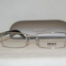 Brand New DKNY 5618 Shiny Silver 49-17 Eyeglasses: Mod. 5618 (1002) & Case
