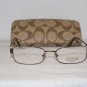 Brand New Coach Dylan Tan 50-17 Eyeglasses: Mod. Dylan & Case