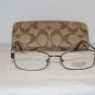 Brand New Coach Dylan Tan 50-17 Eyeglasses: Mod. Dylan & Case