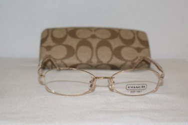 Brand New Coach Corey Golden 48-16 Eyeglasses: Mod. Corey & Case