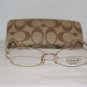 Brand New Coach Corey Golden 48-16 Eyeglasses: Mod. Corey & Case