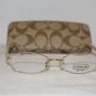 Brand New Coach Corey Golden 48-16 Eyeglasses: Mod. Corey & Case