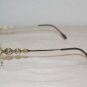 Brand New Fendi Gold Glimmer/Palladium Eyeglasses: Mod. 87 & Case