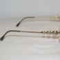 Brand New Fendi Gold Glimmer/Palladium Eyeglasses: Mod. 87 & Case