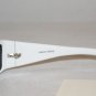 Brand New Giorgio Armani 66 White Sunglasses: Mod. 66 & Case