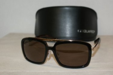 Brand New DSquared2 0026 Black & Gold Sunglasses: Mod. DQ0026 (05J) 56-16 & Case