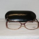 Brand New Fendi 568 Light Brown 52-15 Eyeglasses: Mod. 568 & Case