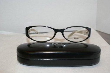 Brand New Fendi 593 Black 52-16 Eyeglasses: Mod. 593 & Case