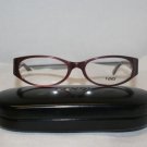 Brand New Fendi 593 Plum 50-16 Eyeglasses: Mod. 593 & Case