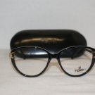Brand New Fendi 50 Ebony 54-15 Eyeglasses: Mod. 50 & Case