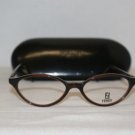 Brand New Fendi 92 Espresso 49-16 Eyeglasses: Mod. F92 & Case