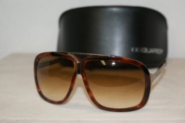 Brand New DSquared2 0030 Tortoise Sunglasses: Mod. DQ0030 (53F) 62-09 & Case