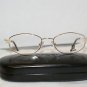 Brand New Fendi 556 Gold 51-18 Eyeglasses: Mod. 556 & Case