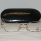 Brand New Fendi 532 Palladium 47-19 Eyeglasses: Mod. 532 & Authentic Case