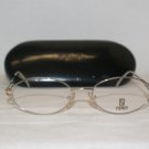 Brand New Fendi 524 Palladium 51-18-135 Eyeglasses: Mod. 524 & Case