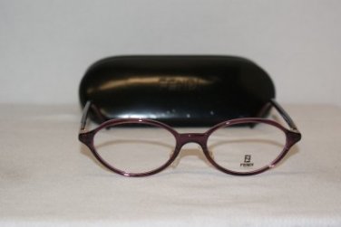 Brand New Fendi 85 Amethyst 52-18 Eyeglasses: Mod. 85 & Case