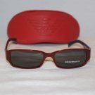 Brand New Emporio Armani 9045 Red/Grey Sunglasses: Mod. 9045 & Case