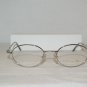 New Christian Dior 3535 47-19 Shiny Silver Eyeglasses: Mod. 3535 (71Z) & Case