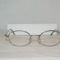 New Christian Dior 3535 47-19 Shiny Silver Eyeglasses: Mod. 3535 (71Z) & Case
