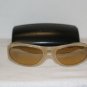 New Calvin Klein Beige Sunglasses: Mod. 3034 (166) & Case