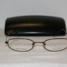 New Brown Calvin Klein 49-18 557 Eyeglasses: Mod. 557 (009) 49-18 &Case