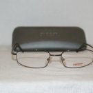 New Carrera 7336 Gunmetal 53-18 Eyeglasses: Mod. 7336 53-18 & Case
