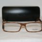New Calvin Klein 696 Cream Brown 53-15 Eyeglasses: Mod. 696 &Case