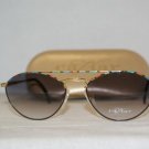 New Caviar Black & Gold 4507 Sunglasses W/Grey lenses: Mod. 4507 (C33) & Case