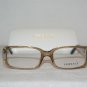 Brand New Versace 3130 Clear Brown 54-16 Eyeglasses: Mod. 3130 (767) & Case