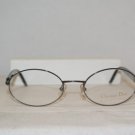 New Christian Dior 3510 Gunmetal 54-20 Eyeglasses: Mod. 3510 (20Z) & Case