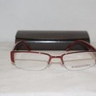 New BCBG Maxazria Shalimar Wine Eyeglasses: Mod. Shalimar & Case