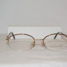 New Christian Dior 3563 Brown 53-19 Eyeglasses: Mod. 3563 & Case